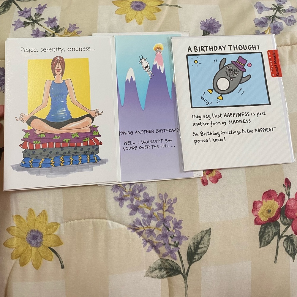 Three Birthday Cards